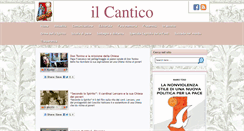 Desktop Screenshot of ilcantico.fratejacopa.net